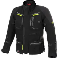Büse Storm Textieljack Dames Jack Zwart/Neongeel 42 Dames