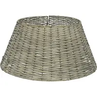 Décoris Kerstboomring Wilg Dia57cm Grijs grijs Wicker Kerstboomrok