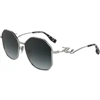 Karl Lagerfeld Zonnebril KL358S N 57/16/140 Zilver glanzend Metaal VROUW KL358S N