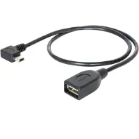 DeLOCK USB-kabel, recht van hoek naar USB 2.0-A-connector