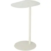 Home Styling Collection Bijzettafel organisch wit 35x53cm wit Metaal Tafel