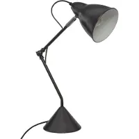 Atmosphera Metalen Bureaulamp - E27 - 25 W - H. 62 Cm - Zwart