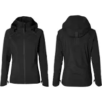 Basil Regenjas voor fiets, model Skane, kleur: zwart, maat: M, dames