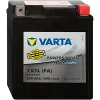Varta AGM Active 506919009 / YTX7L-4 / 50614 accu (12V, 6Ah, 90A)