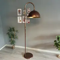 Bamyum Malvik hanglamp, Moderne stijl, Ø37 cm, goudkleurig metalen lamp