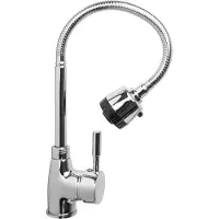 Granitan Flex Keukenkraan met Flexibele Uitloop - Chroom