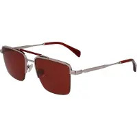Paul Smith Zonnebril - - PS24109S LANDOR - Metaal - Gunmetal/Rood - Glazen 55 mm