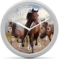 Eurotime Kinderklok paard - 3 Bruine Paarden