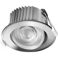 Osram Spot Set LED inbouwspot CCT IP44 4,9W Chroom, set van 3 badkamer Click-CCT drietraps, 2700–6500K