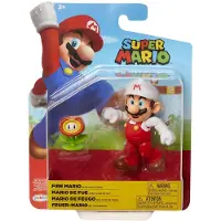 JAKKS Pacific World Of Super Mario Speelfiguur Inclusief Fire Flower - 10 cm - 3+ Jaar