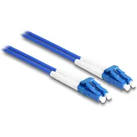 DeLOCK 87921 Glasvezel Optische vezel Aansluitkabel 3 m Blauw [1x LC-stekker - 1x LC-stekker] 9/125 µ Singlemode OS2