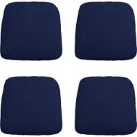 Madison zitkussen wicker panama indigo ca. 48x48 cm set van 4