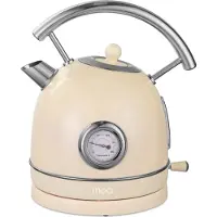 Moa Waterkoker Retro - 1.8L - RVS - BPA vrij - 2200W - 286x202x201 cm - Crème