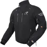 Rukka Armageddo-R Zwart Waterdichte Textiele Motorjas Maat 62