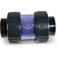 Mega Kijkglas PVC-U 63 mm lijmmof 6bar DN50 transparant