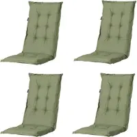 Madison kussen lage rug basic green 105x50 - 4 stuks