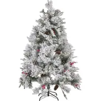 Beliani MASALA - Kerstboom - Wit - 180 cm - Synthetisch materiaal