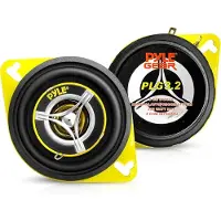 Pyle Autoluisprekerset – 2-Weg Auto Speakers- 8,9 cm Audio Speakers – Luidspreker voor Auto- Magnetische Structuur- 4,2 cm Montagediepte – 120 W