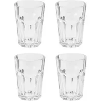 Excellent houseware Longdrinkglas Transparant 360 ml | 4 stuks