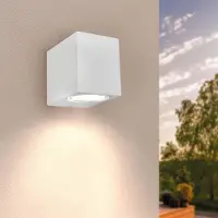 LEDVION - LED Wandlamp San Diego - GU10 - IP54 - Wit
