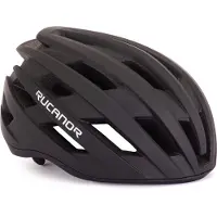 Rucanor Grav Fietshelm MTB en E-bike Verstelbaar Zwart Maat 55-58 cm (M)