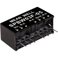 MEAN WELL SPBW03G-12 DC/DC-convertermodule 250 mA 3 W Aantal uitgangen: 1 x Inhoud 1 stuk(s)