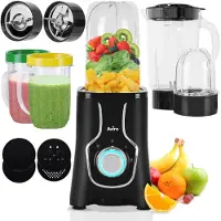 Infinity Goods Blender - 3 in 1 - 14 Delige Set - 400W - Zwart