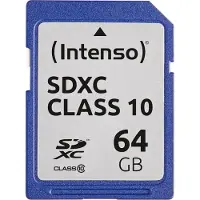 Intenso - carte mémoire flash - 64 Go - SDXC