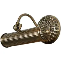 LINDBY wandlamp Joely, 25 cm, messing, metaal, E14 Joely , dimbaar, brons / oud-messing, Woon-/ Eetkamer, metaal, Antiek, Wandlamp