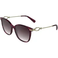 Longchamp Zonnebril LO805S 55/16/140 Gestreept paars Acetaat VROUW LO805S