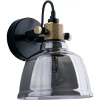 Nowodvorski Lighting Wandlamp Amalfi, dimbaar, Woon-/ Eetkamer, Glas, Industrieel design, wandlamp