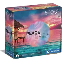 Clementoni Peace Puzzle - Zonsondergang (500 Stukjes)
