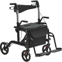 Vevor 2-in-1 rollator en transportstoel