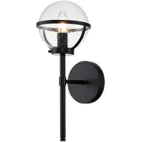 HINKLEY LED Badkamerarmatuur Hollis | 1X E14 Max 40W | IP44 | Black
