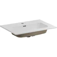 Comad Go keramische wastafel 60cm wit glans