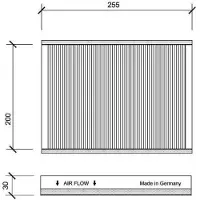 Diederichs DCI1062 Interieurfilter