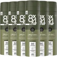 8x4 6x Deodorant Spray Men No.8 Wild Oak, 150 ml