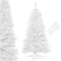 Springos Kunstkerstboom | Besneeuwd Witte Spar | 180 cm | Zonder Verlichting