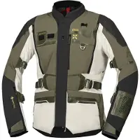 IXS Venture-GTX 1.0 Waterdichte Grijs Groen Textiele Motorjas Maat M