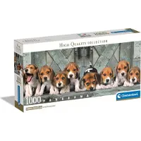 Clementoni - Puzzel - 1000 Stukjes - Beagles Panorama - Puzzel Voor Volwassenen