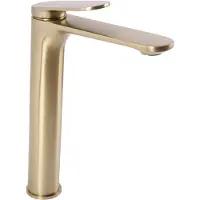 REA Marco Gold Brush High - Wastafelkraan - Goud