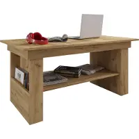 VCM Houten salontafel eenvoudig | Afmetingen ca. H. 52 x B. 115 x D. 58 cm | Woonkamertafel - Kobila