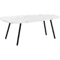 Beliani BIDDLE - Salontafel - Wit - MDF