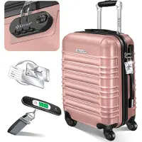 Kesser Handbagage Koffer 55L Reiskoffer - Trolley op wieltjes met Cijferslot, bagageweger en bagagelabel