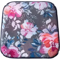 Kadax Zitkussen, 40 x 40 x 2 cm, tuinstoelkussens van 52% katoen, zachte kussens voor tuinstoelen, tuinmeubelen, bloemen