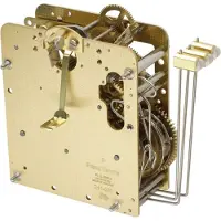 Hermle Ketting uurwerk 241-030, 8-daags, Slingerlengte 75cm, Slag op gong