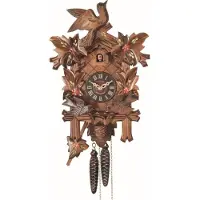 Engstler - 636/6/8 - Koekoeksklok - 8-daags kettinguurwerk - Notenhout - 33 cm