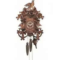 Engstler - 635/8 - Koekoeksklok - 8-daags kettinguurwerk - Notenhout - 34,5 cm
