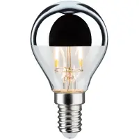 Paulmann LED lamp E14 827 druppel zilver 2,6W