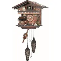 Engstler - 440_Q - Koekoeksklok - Kwarts - Notenhout - 26 cm